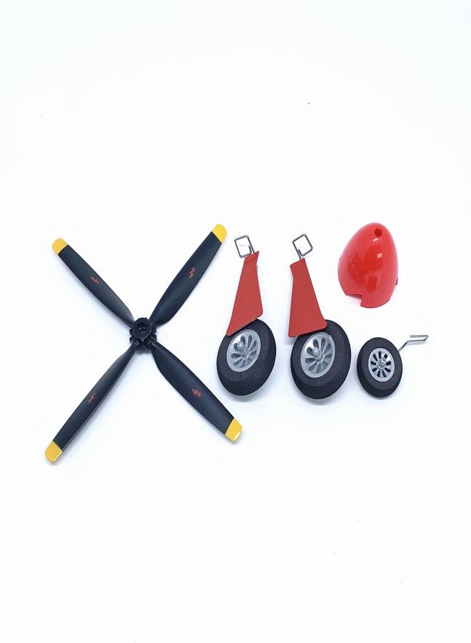KingVal Replacement Landing Gear Propeller Fairing RC Parts Combo Compatible with WLtoys XK A280 RC Airplane Glider - Image 1